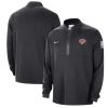 Nike New York Knicks Black Authentic Performance Half Chic Zip Jacket