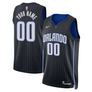 Nike Orlando Magic Unisex Black Swingman Custom Jersey Icon Fabulous Edition