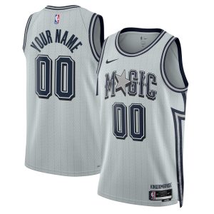 Nike Orlando Magic Unisex Silver Elegant 2024/25 Custom Swingman Jersey City Edition
