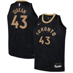 Nike Pascal Stylish Siakam Toronto Raptors Youth Black 2022/23 Swingman Jersey City Edition