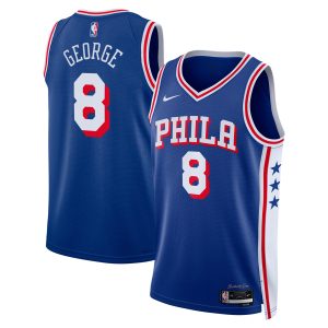 Nike Fabulous Paul George Philadelphia 76ers Unisex Royal 2024 Offseason Addition Nike Swingman Jersey
