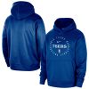 Nike Philadelphia 76ers Chic Royal 2024/25 Spotlight On Court Practice Performance Pullover Hoodie