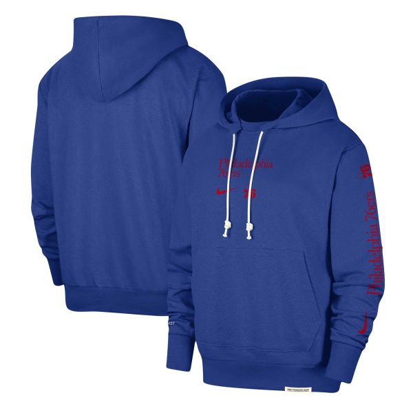Nike Philadelphia 76ers Royal Authentic Performance Pullover Premium Hoodie