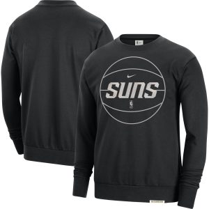 Nike Phoenix Suns Black 2023/24 Authentic Standard Issue Travel Trendy Performance Pullover Sweatshirt
