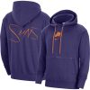 Nike Phoenix Suns Heather Purple Courtside Elegant Versus Flight Pullover Hoodie