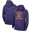 Nike Phoenix Suns Purple 2021 2022 Spotlight Eye - catching On Court Performance Practice Pullover Hoodie