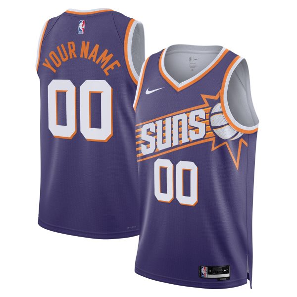 Nike Phoenix Suns Unisex Purple Swingman Custom JerseyIcon Edition Chic