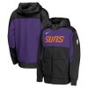 Nike Phoenix Suns Youth Black/Purple Trendy Authentic On Court Showtime Performance Full Zip Hoodie