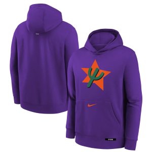 Nike Phoenix Suns Chic Youth Purple 2024/25 City Edition Club Fleece Pullover Hoodie