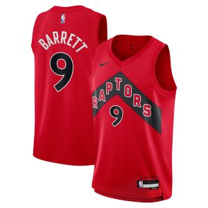 Nike RJ Barrett Toronto Raptors Youth Red Swingman Premium Jersey Icon Edition