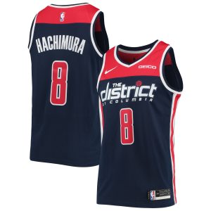 Nike Rui Hachimura Washington Wizards Navy Swingman Premium Player Jersey Icon Edition