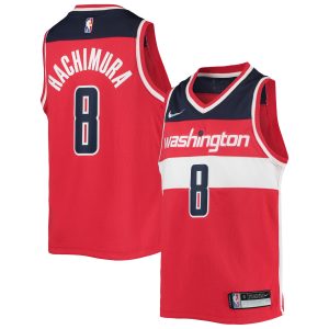 Nike Rui Hachimura Washington Wizards Premium Youth Red 2021/22 Diamond Swingman Jersey Icon Edition