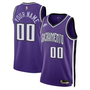 Nike Gorgeous Sacramento Kings Unisex Adult Purple Swingman Custom Jersey Classic Edition
