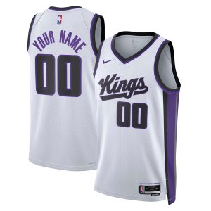 Nike Sacramento Kings Unisex White Swingman Fabulous Custom Jersey Association Edition