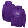 Nike Sacramento Kings Chic Youth Purple Performance Practice Spotlight Pullover Hoodie