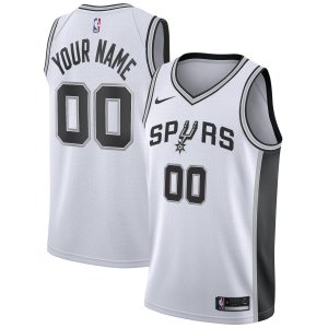 Nike San Antonio Spurs Trendy White Custom Swingman Jersey Association Edition