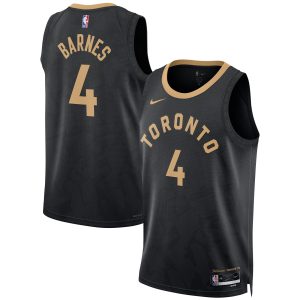 Nike Scottie Barnes Premium Toronto Raptors Unisex Black 2022/23 Swingman Jersey City Edition
