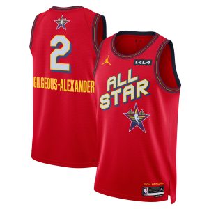 Nike Shai Gilgeous Alexander Unisex Red 2025 NBA All Star Eye - catching Game Swingman Player Jersey