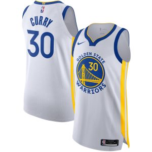 Nike Stephen Curry Golden State Warriors White Premium Authentic Jersey Association Edition