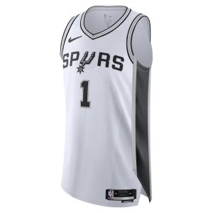 Nike Victor Wembanyama San Antonio Spurs White Authentic Jersey Association Edition Eye - catching