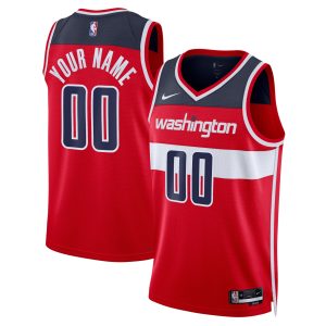 Nike Washington Wizards Unisex Red Swingman Custom Jersey Elegant Icon Edition
