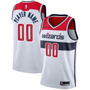Nike Washington Wizards White 2020/21 Swingman Custom Stylish Jersey Association Edition
