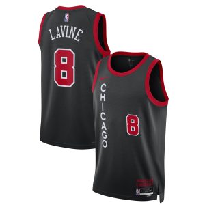 Nike Zach LaVine Chicago Bulls Unisex Black 2023/24 Swingman Jersey City Edition Unique