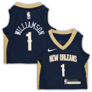 Nike Zion Williamson New Orleans Fabulous Pelicans Infant Navy Replica Jersey Icon Edition