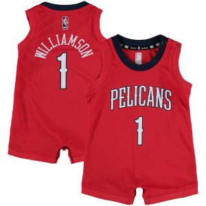 Nike Zion Williamson New Orleans Pelicans Infant Chic Red Replica Jersey
