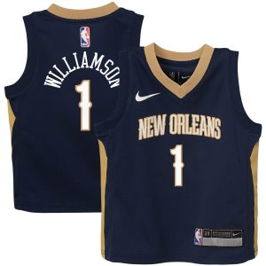 Nike Zion Williamson New Orleans Pelicans Toddler Premium Navy Replica Jersey Icon Edition