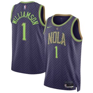 Nike Zion Williamson New Orleans Premium Pelicans Unisex Purple 2024/25 Swingman Player Jersey City Edition