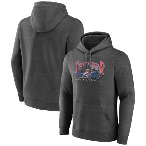 Oklahoma City Thunder Charcoal Selection Pullover Hoodie Elegant