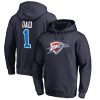 Oklahoma City Thunder Navy #1 Eye - catching Dad Pullover Hoodie