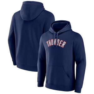 Oklahoma City Thunder Navy Fabulous Alternate Logo Pullover Hoodie