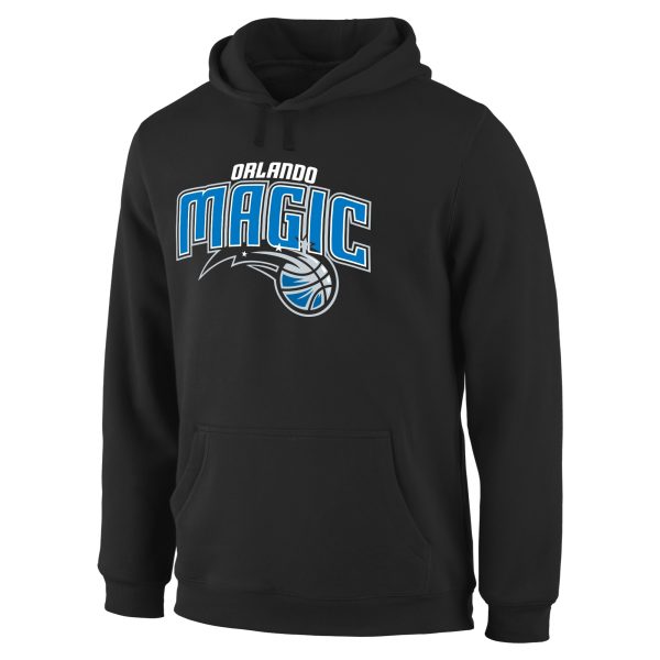 Orlando Elegant Magic Black Primary Logo Pullover Hoodie