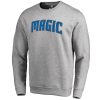 Orlando Magic Heathered Gray Wordmark Eye - catching Pullover Sweatshirt