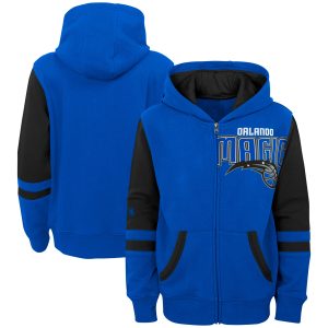 Orlando Magic Preschool Blue Straight To The League Full Zip Gorgeous Hoodie