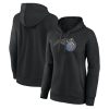 Orlando Magic Women's Black Primary Logo Stylish Pullover Hoodie