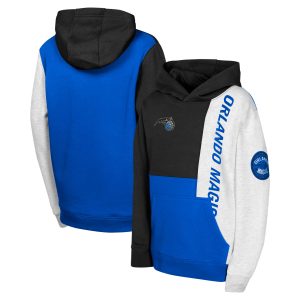 Orlando Magic Youth Black Eye - catching Splash Pullover Hoodie