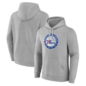 Philadelphia 76ers Gray Alternate Logo Pullover Eye - catching Hoodie