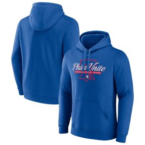 Philadelphia Stylish 76ers Royal Tip Off Pullover Hoodie