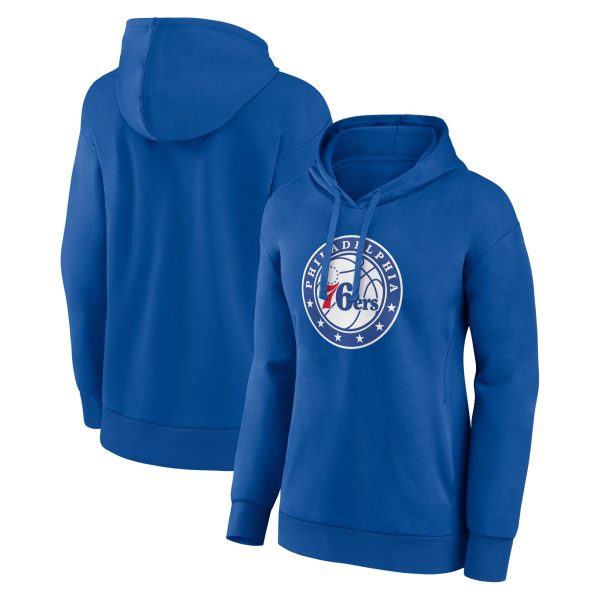 Philadelphia Unique 76ers Women's Royal Alternate Logo Pullover Hoodie