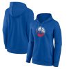 Philadelphia 76ers Women's Royal Gradient Logo Pullover Eye - catching Hoodie