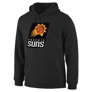 Phoenix Suns Premium Black Primary Logo Pullover Hoodie