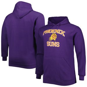 Phoenix Suns Purple Big & Tall Heart & Soul Premium Pullover Hoodie