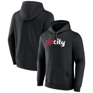 Portland Trail Blazers Black Alternate Logo Pullover Stylish Hoodie