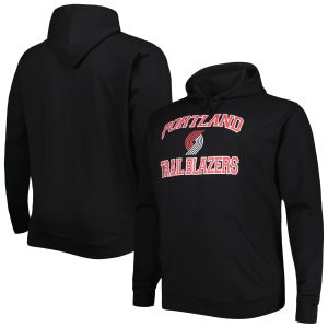 Portland Gorgeous Trail Blazers Black Big & Tall Heart & Soul Pullover Hoodie