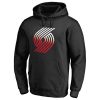 Portland Trail Blazers Black Gradient Logo Pullover Hoodie Trendy