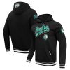 Pro Standard Boston Trendy Celtics Black Script Tail Pullover Hoodie