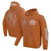 Pro Standard Premium Boston Celtics Brown Paint the City Drop Shoulder Pullover Hoodie